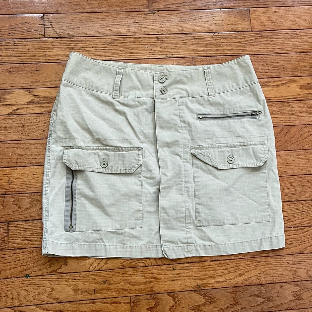 Mossissue women khaki mini skirt size 11